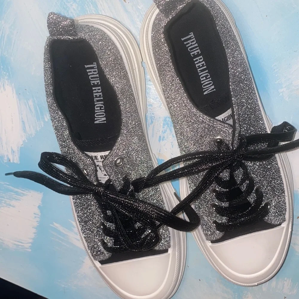 True Religion Janis Chunky Glitter Sneakers - Picture 5 of 6